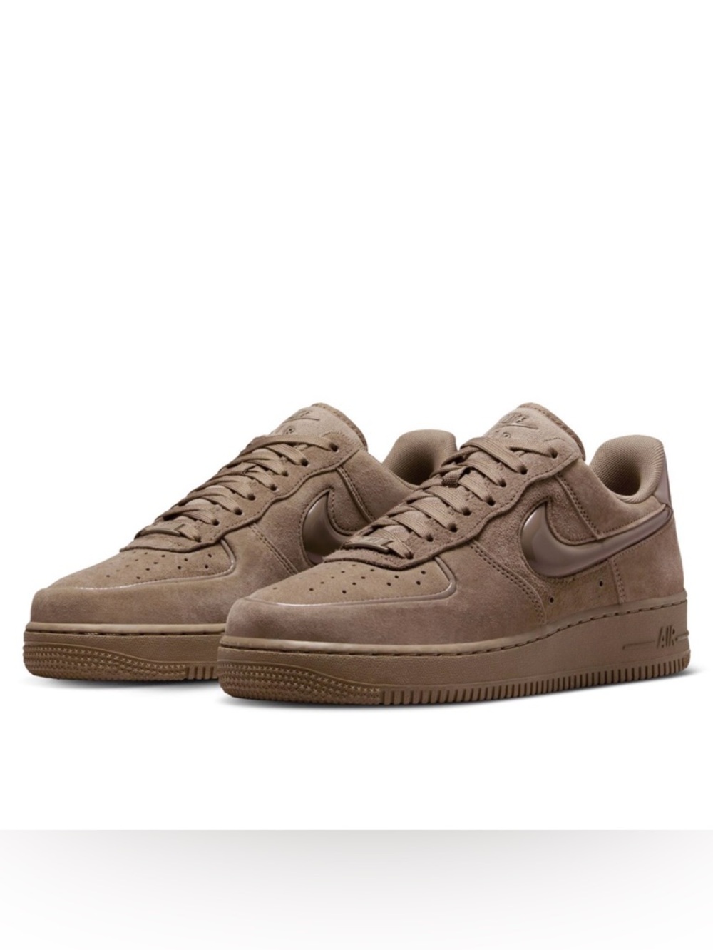 Nike Air Force 1 Low '07 LX "Mink Brown" Suede - Women's Size 7